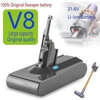 For Dyson 12800mAh/9800mAh/12800mAh V8 21.6 Volts Lithium battry Vacuum Cleaner Battery Rechargeable Power Tool Battery
