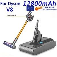 For Dyson V8 12800mAh 21.6V Battery Tool Power Battery V8 Series ,V8 Fluffy Li-ion SV10 Vacuum Cleaner Rechargeable BATTERY L70