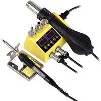 JCD 8898 2 in 1 Portable Soldering Station 750W Hot Air Gun Soldering Iron For Cell-Phone BGA SMD PCB IC Welding Repair Tools
