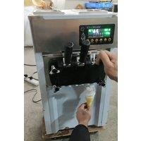 Soft Serve Ice Cream Machine Three flavors Small Desktop Ice Cream Maker Machine Sorbet Freezing Machine 220V/110V