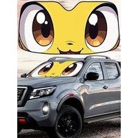 150*70CM Car Sunshade Front Window Cool cute blue eyes Protection Shield Car Sun Visor Heat Protector Car Interior Accessories
