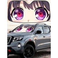 150*70CM Car Sunshade Front Window Colorful Monster Face Protection Shield Car Sun Visor Heat Protector Car Interior Accessories