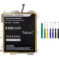 Battery For AMAZON Kindle Fire HD 10.1 9th 6300mAh