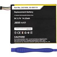 Replacement Battery 3850mAh for Amazon Kindle Fire HD 10,Kindle Fire HD 10.1,SR87CV,B00VKIY9RG ST10,58-000119,ST10A,26S1008