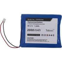 Replacement Battery 2000mAh for Midland,Stabo,Albrecht Albrecht TecTalk Float, Freecomm 850 ICP083448, ICP083448, JHHY903448A