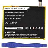Replacement Battery 3310mAh for Amazon Kindle Fire HD 8 5th, Kindle HD 8, SG98EG ST11, 58-000127, ST11A, 26S1009, 26S1009-A