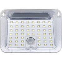 LED Solar Motion Sensor Light Outdoor, Smart Security Light with PIR Human Detection Light Control &6000K Brightness for Garden