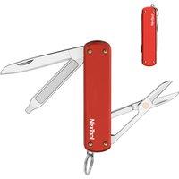 NexTool Mini Folding Knife Mini Scissors Multifunctional Outdoor Small Screwdriver Pocket Knife Outdoor Creative Tool Nail File