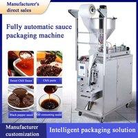 PBOBP Paste Filling Machine Servo Motor Rotor Pump Viscous Liquid Cream Honey Ketchup Chili Sauce Packaging Machine