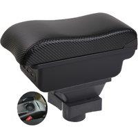 Citroen C4 Armrest box central console storage case driver elbow support carbon fibre
