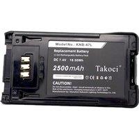 Replacement Battery 2500mAh for Kenwood,NX-200, NX-300, TK-5220, TK-5320, TK-3320,KNB-47L, KNB-48L, KNB-50NC, KNB-47L