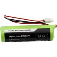 Replacement Battery 2000mAh for Alcatel Bluetooth 4068, 4068IP Touch, 4068 IP, 8068 BT, 4068 ALT3GV28041AB 3GV28041AB 3MG27109AA