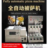 Full Set Of Commercial Electric Rotating Pizza Oven Ice Cream Cone Pizza Machine Pizza Display Cabinet Insulation Cabinet