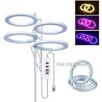 LED Angel Ring Grow Lights Full Spectrum Lamp for Plants Flowers Seedling Greenhouse USB Indoor Phytolamp Growth Light