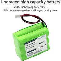 Replacement Battery 2000mAh for 2GIG, Linear Corp GC2 Panel, GC2e Panel, PERS-4200 228844, 6MR2000AAY4Z, BATT1, 6MR160AAY4Z