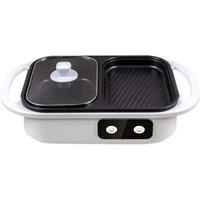 Electric Hot Pot Household Mandarin Duck Multi-function All-in-One Electric Cooking Cooker 220V