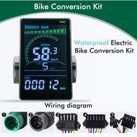 UART2 M6C 24V 36V 48V Electric Bike LCD Display Meter Waterproof E Scooter LCD Panel Color Screen USB For Mountain Electric