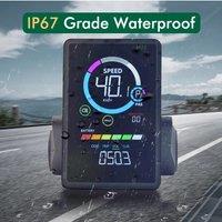 UART2 24V-60V M7C-2 E-bike LCD Colorful Display Meter SM/Waterproof Connection Plug Electric Bicycle Display With USB UART