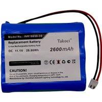 Replacement Battery 2600mAh for Altec Lansing Super LifeJacket Jolt Rugged, IMW889, IMW889N, Super Lifejacket INR18650-3S