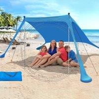 Camping Tent Windproof Pop Up Awning Outdoor Beach Sun Shade UV Ultralight Beach Canopy Tents for Camping Fishing Picnics