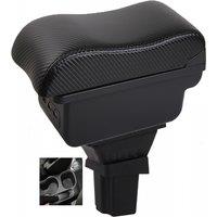 Chevrolet Trax Tracker Holden Armrest box central console storage case driver elbow support carbon fibre