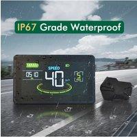 H6C Bicycle Computer Intelligent Screen 24V-60V LCD Cycling Computer Odometer Accurate Waterproof Bicycle Speedometer
