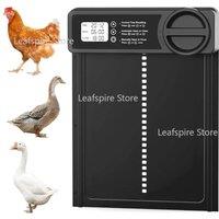 Automatic Chicken Coop Door Intelligent Timer Electric Aluminum Timing Opener Auto Chicken Door Farm Automatic Management Tool