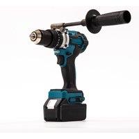 Cordless Drill 21V MAX 13mm Brushless Electric Impact ScrewdriverCompact Drill Set for Drilling Wood Metal Power Tool