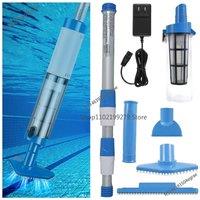 NEW Pool Vacuum Cleaner Rechargeable Pool Fish Tank Swimming Handheld Cordless Spas Hot Tubs Portable