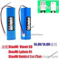 5200-12800mAh For XiaoMi Lydsto R1 Roidmi Eve Plus Viomi S9 Robot Vacuum Cleaner Battery Pack Capacity Accessories Part
