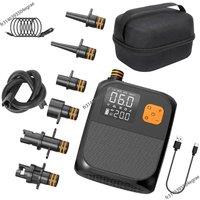 Wireless portable electric air pump with touch screen, tourist on-site inflator, kayak, wind wing, SUP, 8000mAh