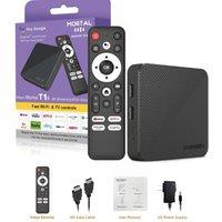 TV Box T1X Android 14 NETFLIX H313 Quad Core Dual Wifi 6 8K BT5 Google Chromecast Voice Wireless Media Player Set Top Box