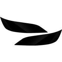 Headlamp Protective Film for Tesla 2025 Model Y Highland TPU Transparent Smoked Black Headlight Film Car Accessories