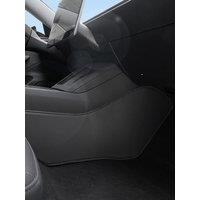For Tesla 2021-24ModelY Center Console Two Side Panel Anti Kick Pad Defense Protector Leather TPE Sticker Cover Car Accessories