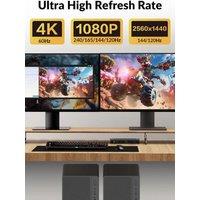 AV Access KVM Switch for 3 PCs, 2 Desktops Dual 4K Monitor Docking Station, Type-C 65W Charging for USB-C Laptop(iDock-B30)