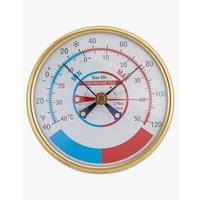 13CM Outdoor Indoor Thermometer Temperature Gauge Dial Wall Thermometer Bimetallic Clock for Home Garden Greenhouse Warehouse