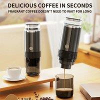 Coffee Maker Electric Capsule Grinding Coffee Brewer Portable Maker Suitable for Ground Coffee Capsules
