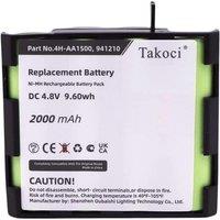 Replacement Battery 2000mAh for Chattanooga, Compex Phyiso, Rehab, Theta, Mi, Mi-Sport, Runner 941213, 4H-AA1500, 941210