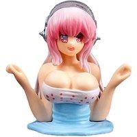 5.5cm Anime Chest Shaking Kanako Kawaii Action Figure For Car Computer Case Ornament Sexy Girl Pvc Collection Model Doll Toys