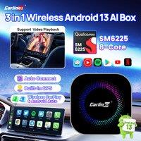 CarlinKit Android Auto Wireless CarPlay TV Box Android 13 Wifi 5GHz 8G 128G AI Box for Youtube Netflix Audi CarPlay Car