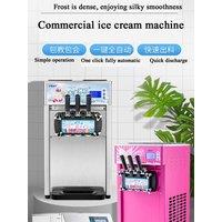 2025 New Ice Cream Makers Automatic Commercial Table Top 3 Flavors Yogurt Ice Cream Making Soft Serve Ice Cream Machine For Shop