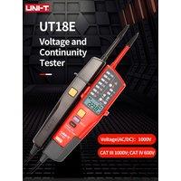 UNI-T UT18E 1000V AC DC Digital Voltmeter Continuity Tester Phase Sequence Test Voltage Indicator Frequency Meter LCD Display