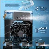 Spray Small Fan Five Hole Humidification Small Refrigeration Air Conditioner Mini Fan Water-cooled Silent Air Cooler