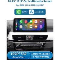 Road Top 10.25'' 12.3'' Wireless CarPlay Android Auto Car Multimedia Display For BMW X1 F48 2015-2017 NBT Linux Touch Screen