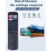 ERF3A69 Replacement Voice Command Remote Control fit for Sharp/Hisense Android Smart TV with Voice Assistance sub ERF3A69S ERF3A