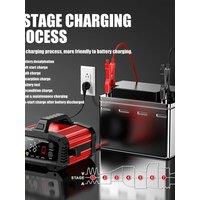 Car Motorcycle Battery Charger 12V/24V 25A/15A Smart Charger Lithium AGM GEL Lead-Acid LiFePO4 Battery Chargers