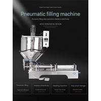 Customized double-head paste filling machine, equipped with luxury heating tank and mixing system