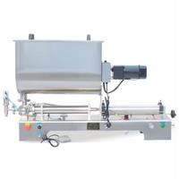 Semi-Automatic U-Shaped Mixing Stir Filling Machine Honey Tomato Sauce Cream Paste Filling Machine