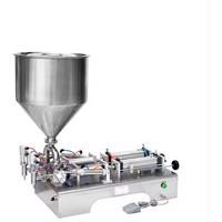 Multifunctional Horizontal Pneumatic Paste Filling Machine Sauce Cosmetic Liquid Semi-automatic Quantitative Filling Machine