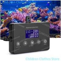 Fish Tank Timer Marine Aquarium LED Light Dimmer Controller Light Sunrise Sunset Modulator Aquarium Intelligent Timing Dimming